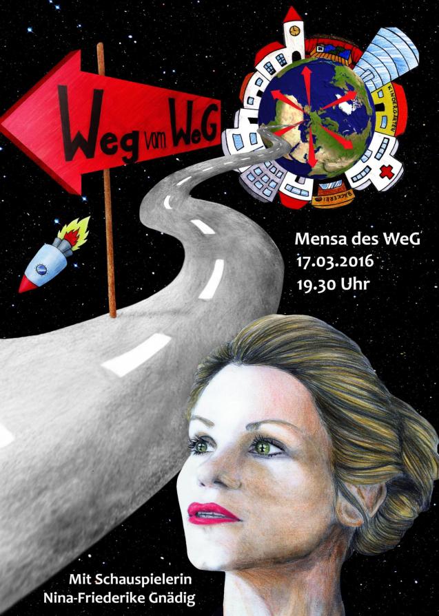 Plakat von Cora Bornschein, JG1