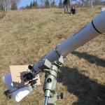 Teleskop mit Projektionseinrichtung