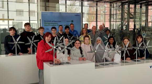 Abschluss beim Projekt "Windrad"