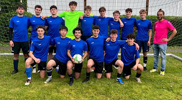 Fußballteam bei RP-Finale in Stuttgart